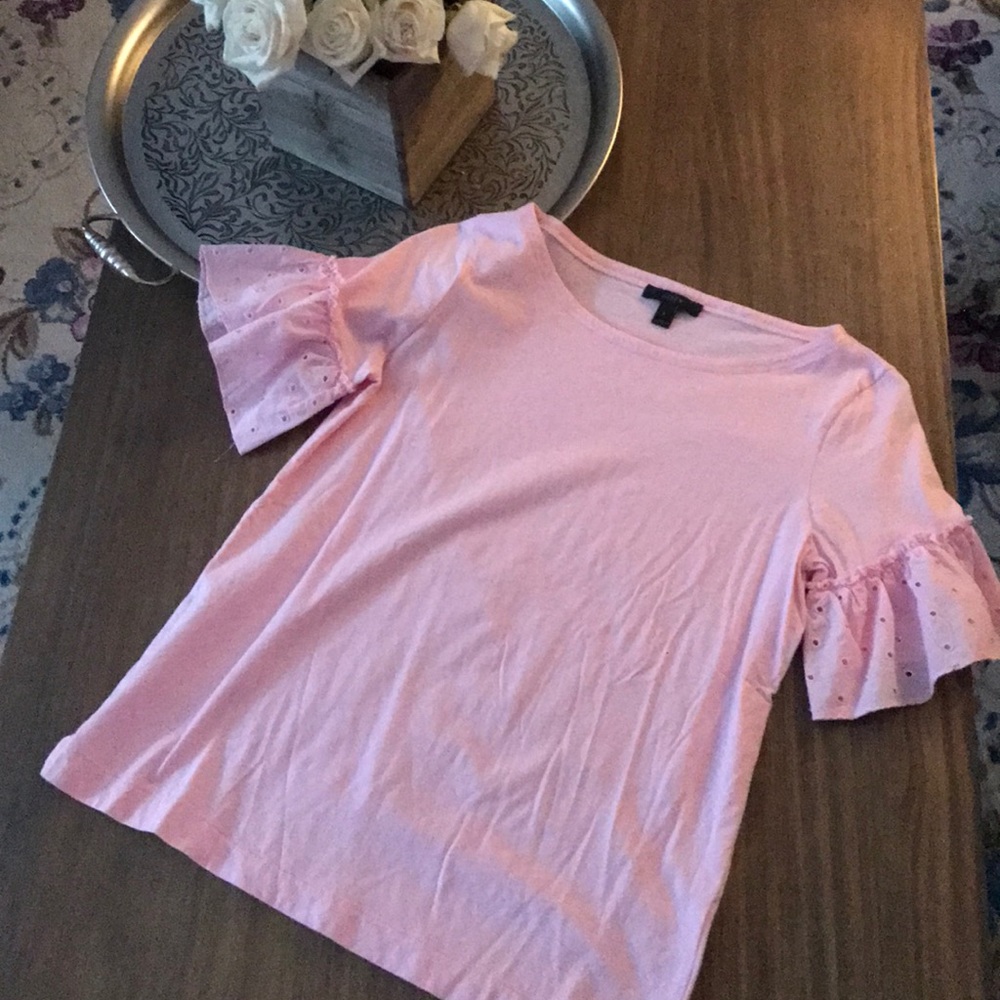 J.Crew Boxy Pink Top